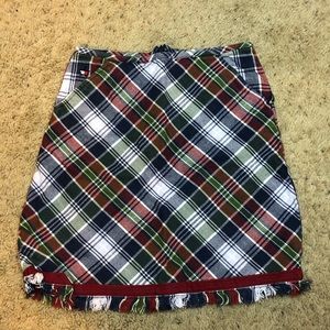 Girls plaid skirt with pockets -8